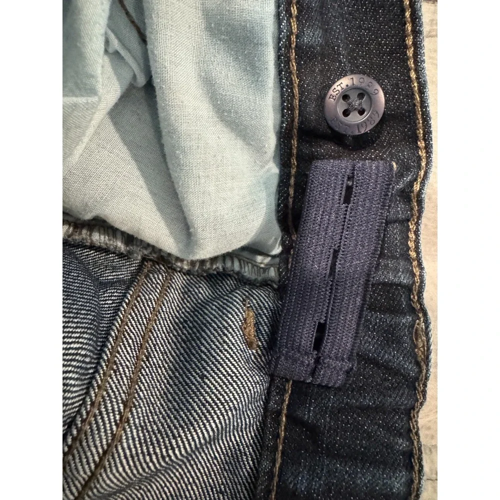 The Children's Place Girls Bootcut Jeans Youth 14 Dark Wash Adjustable Waist